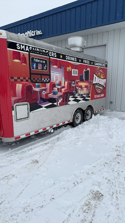 Knockout Kitchen food truck in Minot