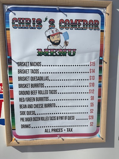 Chris's Comedor food truck in Las Cruces