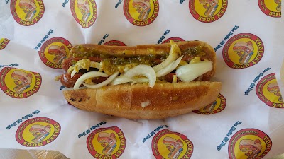 Trolley Dogs food truck in Worcester