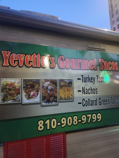 Yvette's Gourmet tacos food truck in Flint